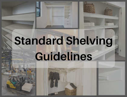 Standard Shelving Guidelines